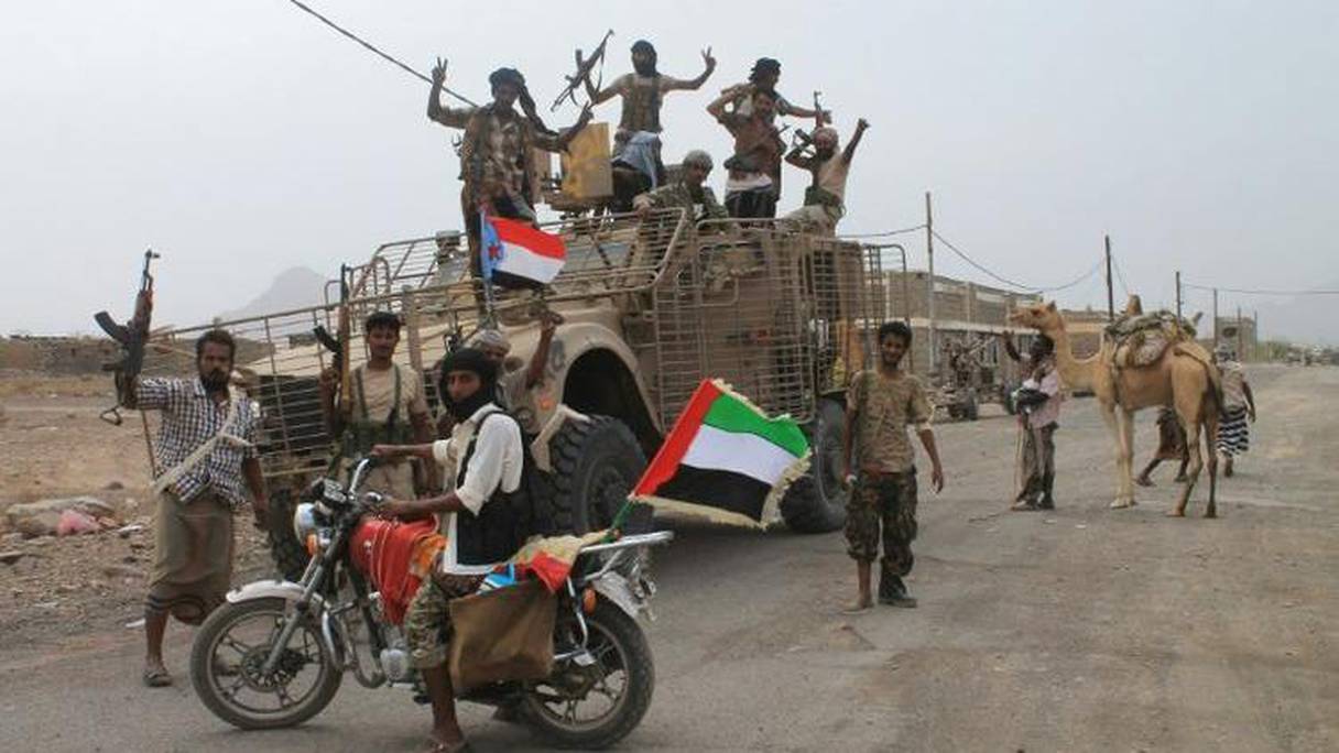 Forces loyalistes, le 5 août dernier à Lahj, près d'Aden.

