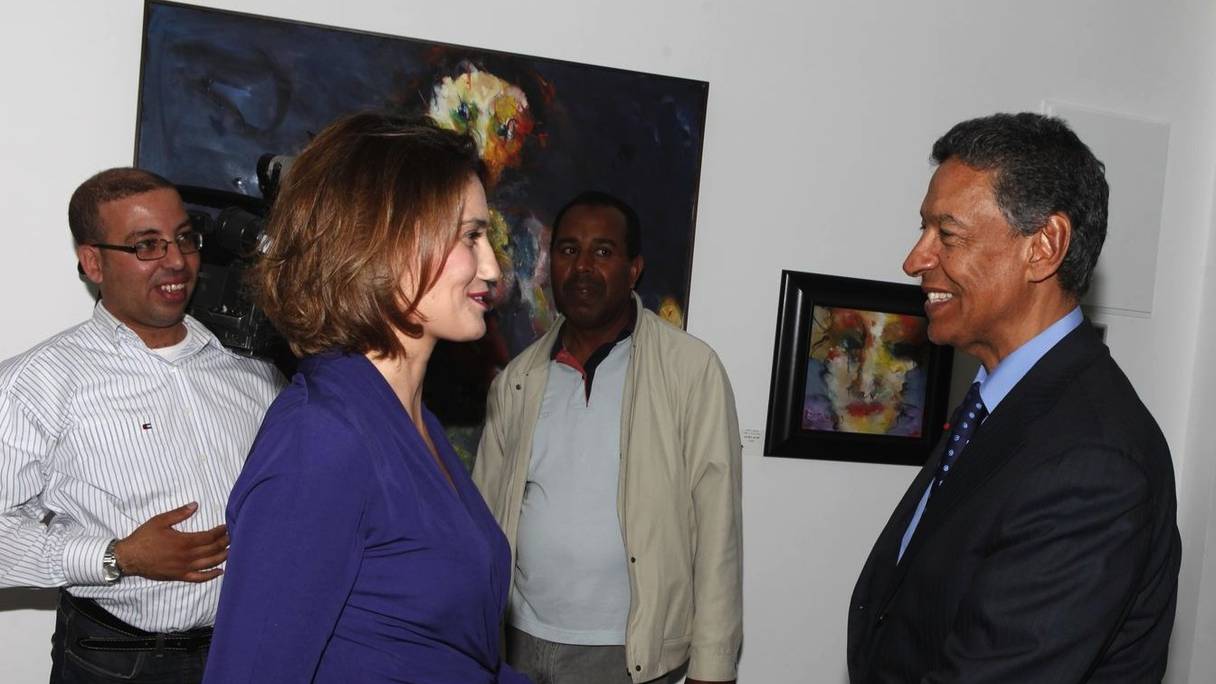 En amoureux des arts, Taib Cherqaoui a assité à l'inauguration de la galerie Tata
