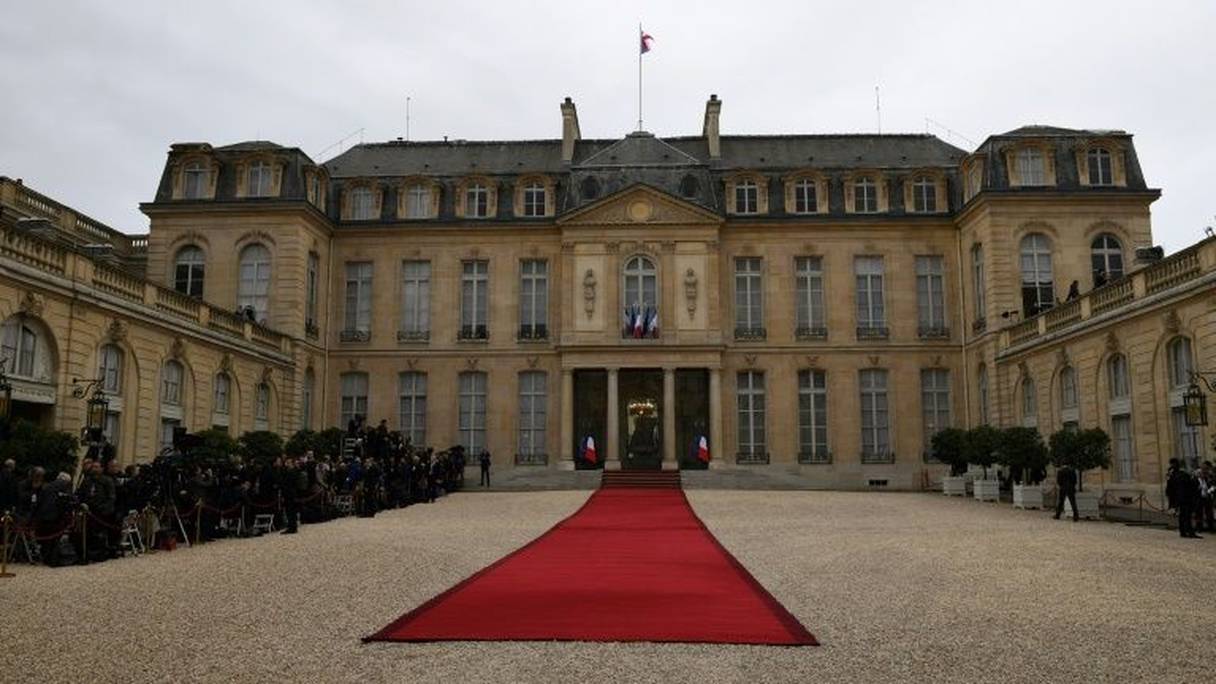 Le Palais de l'Elysée, le 14 mai 2017 à Paris. 
