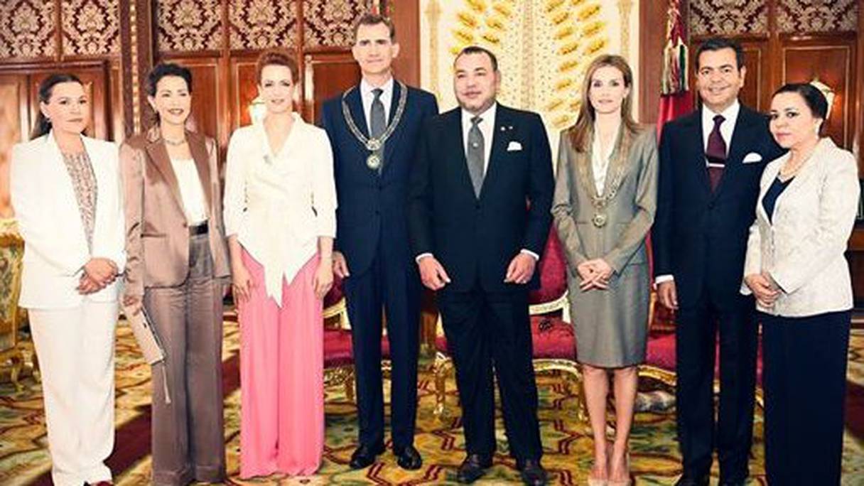 Une cérémonie d'accueil officielle a été organisée en l'honneur du roi Felipe VI.
