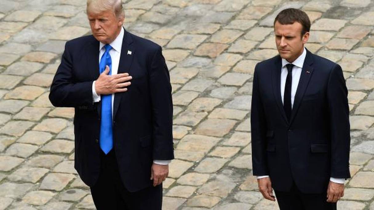 Donald Trump comme Emmanuel Macron ont exprimé leur émotion après l'attentat de Barcelone.
