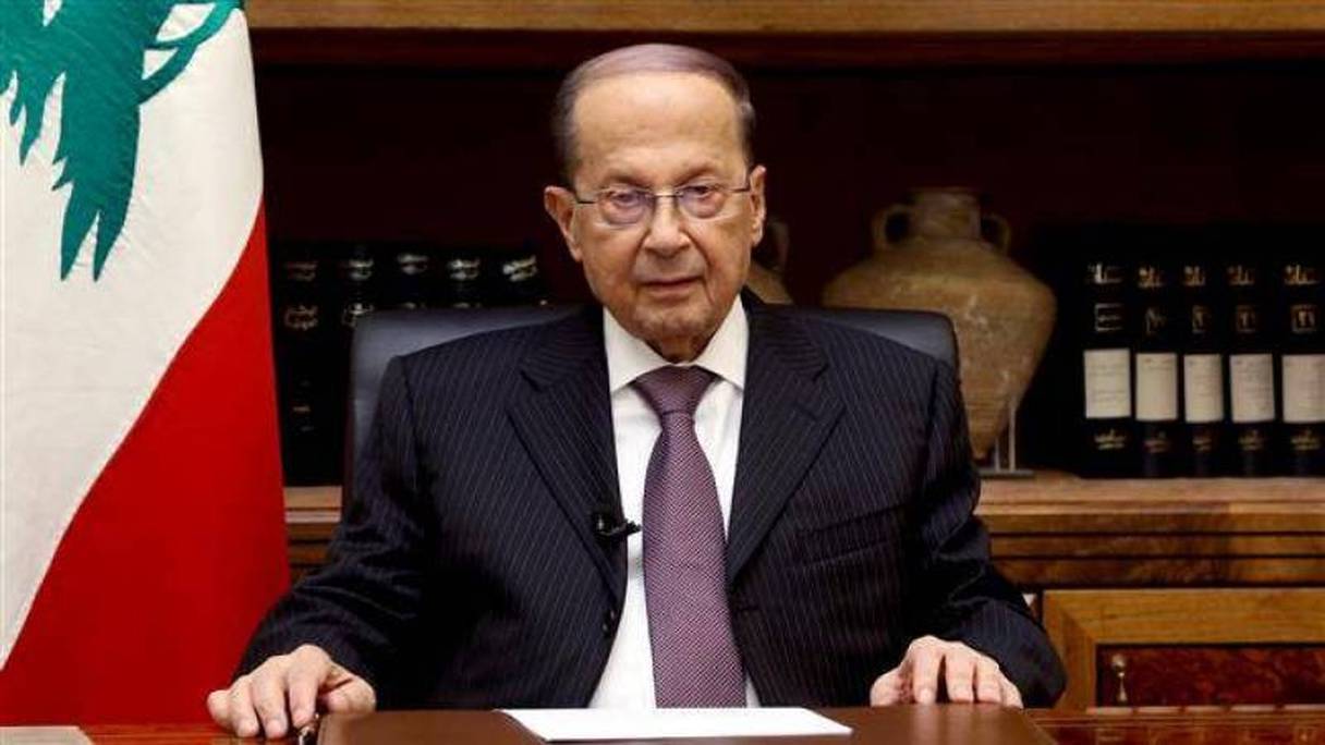 Le président libanais, Michel Aoun. 
