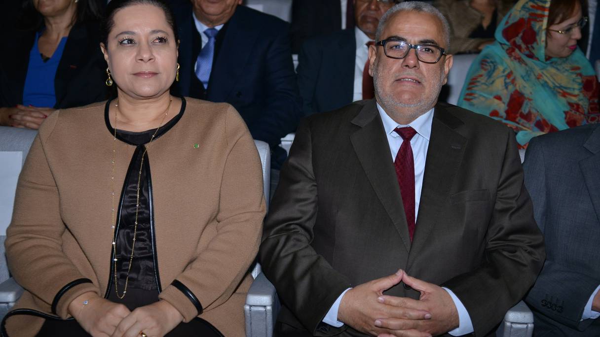 Miriem Bensalah, présidente de la CGEM et Abdelilah Benkirane, chef du gouvernement.
