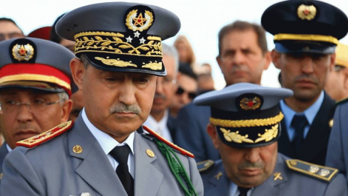 Abdelfatah Louarak, inspecteur général des FAR.
