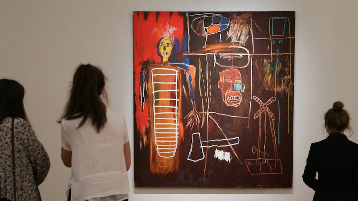Dans la collection de Bowie figurent des œuvres Damien Hirst ou Jean-Michel Basquiat.
