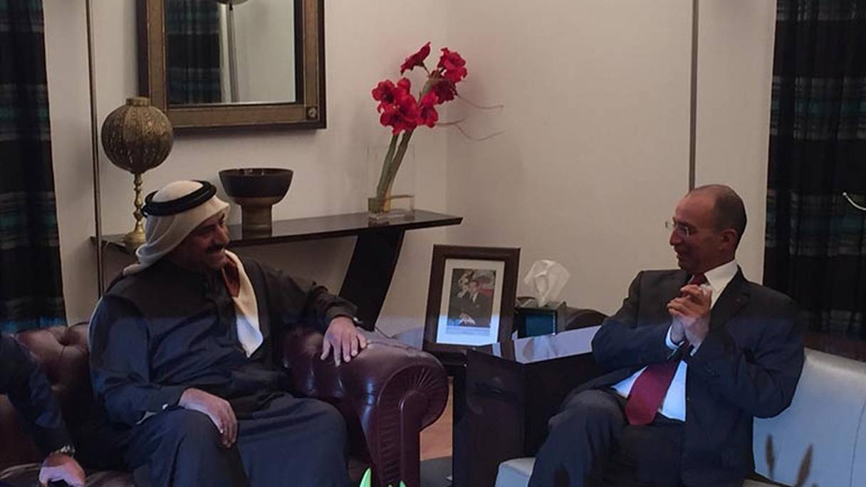 Le ministre d'Etat qatari chargé des affaires de la Défense a entrepris ses entretiens avec le ministre de l'Intérieur, Mohamed Hassad.
