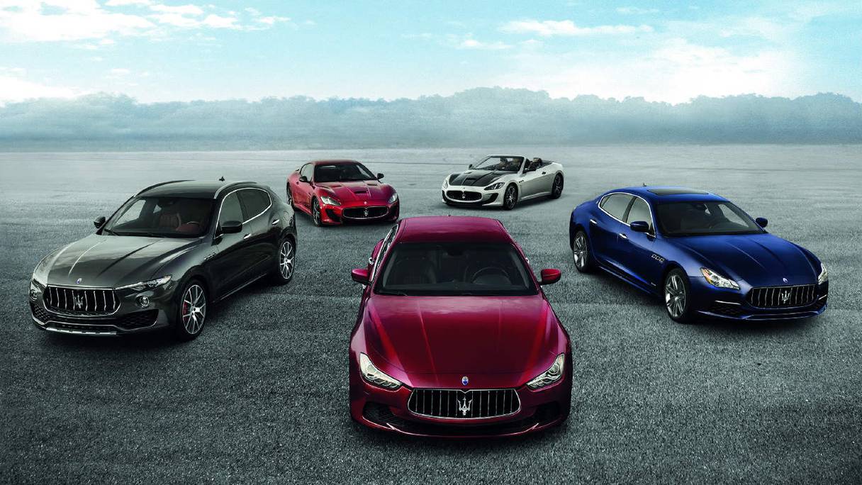 L'essentiel des modèles Maserati.
