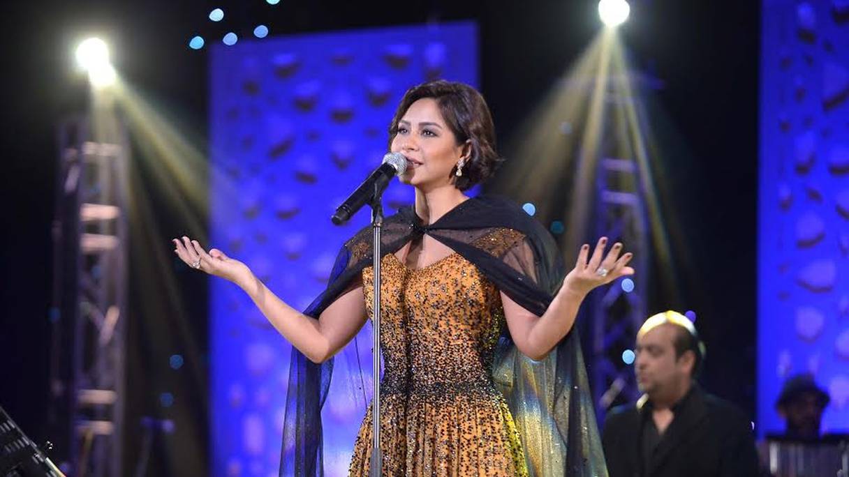 La chanteuse égyptienne Sherine Abdelwahab. 
