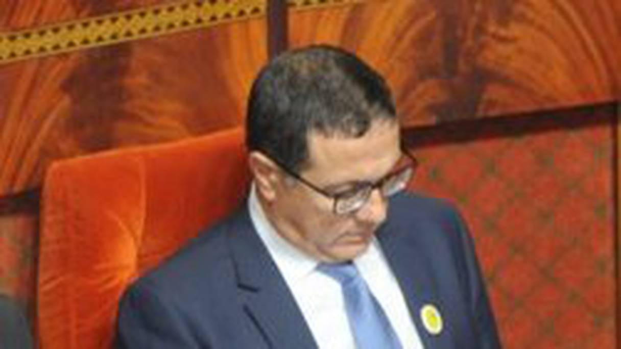 Mohamed Boussaid, ministre des Finances.
