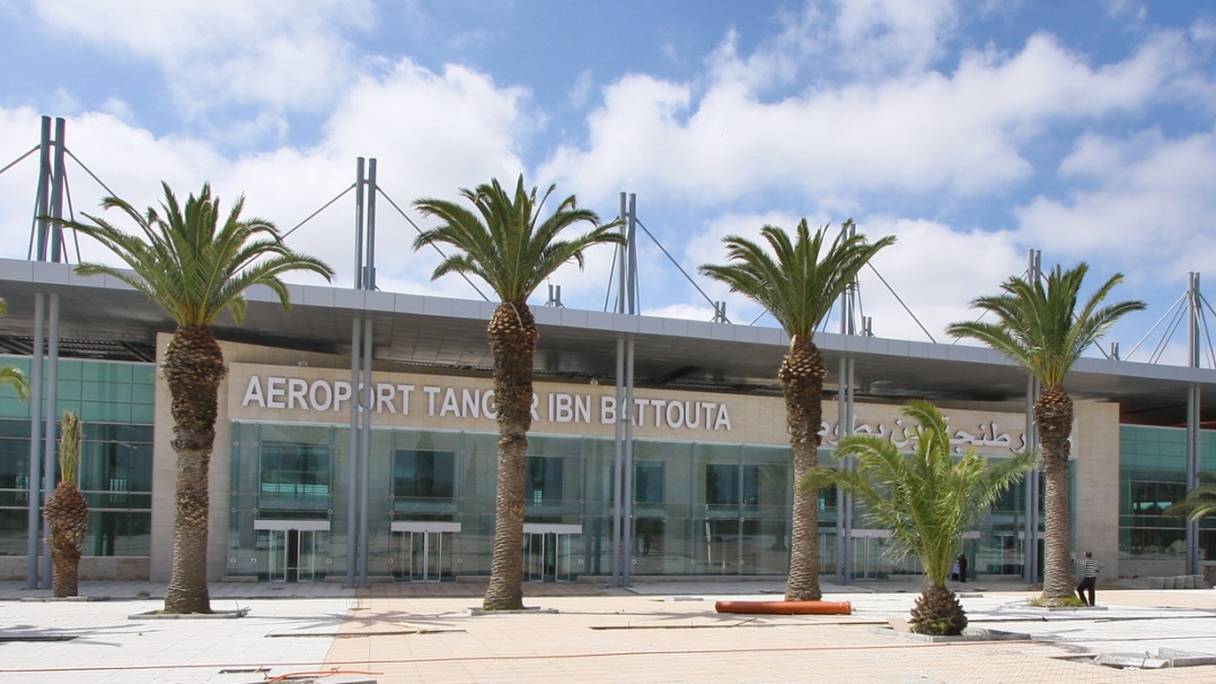 L'aéroport Ibn Battouta de Tanger.
