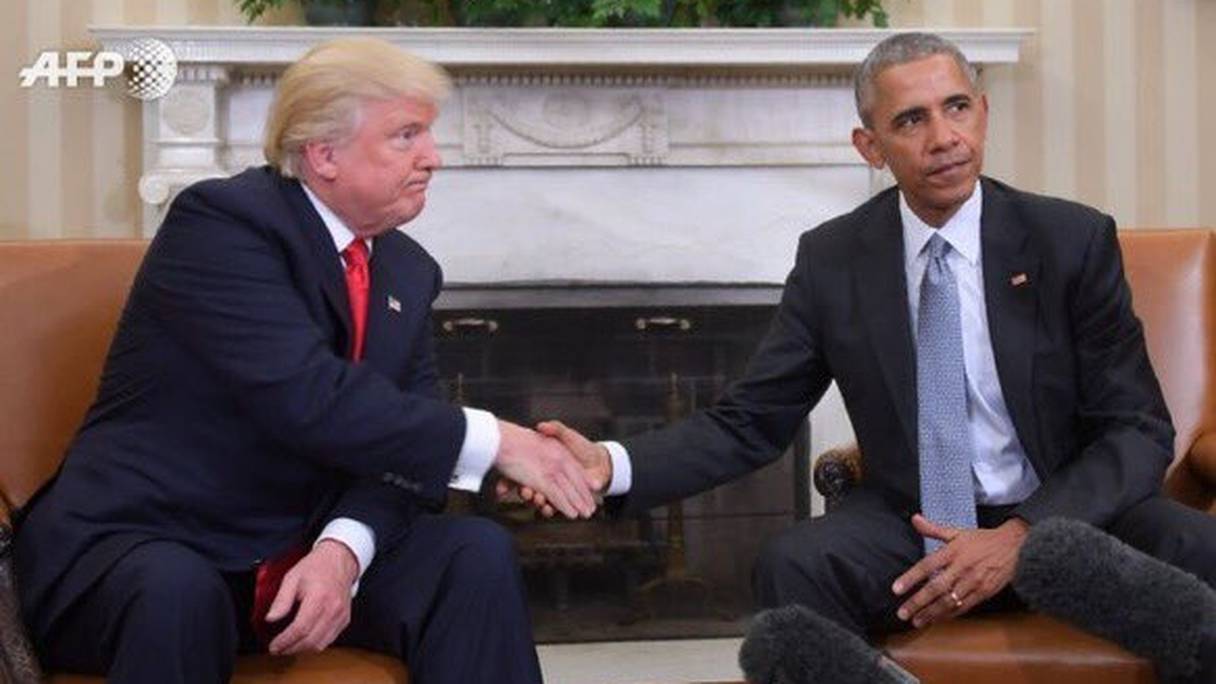 Barack Obama a reçu jeudi 10 novembre à la Maison Blanche son successeur Donald Trump.
