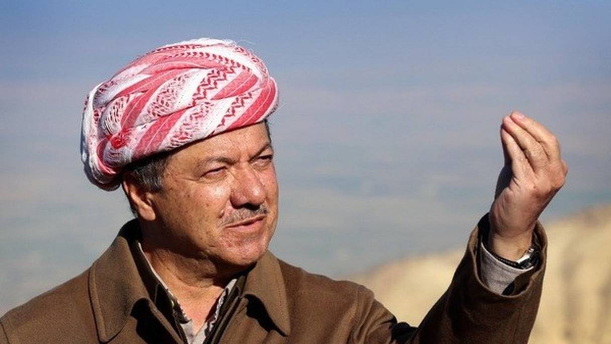 Massoud Barzani, chef du Parti démocratique du Kurdistan.

