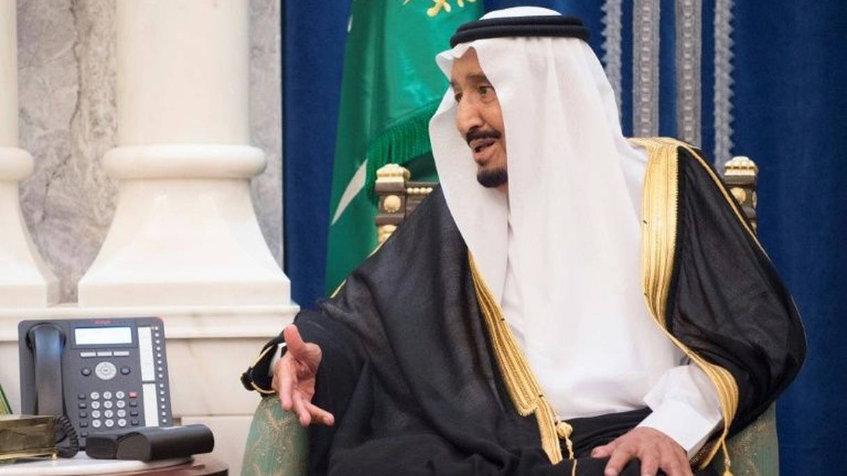 Le roi Salmane d'Arabie saoudite, le 19 juin 2017 à La Mecque. 
