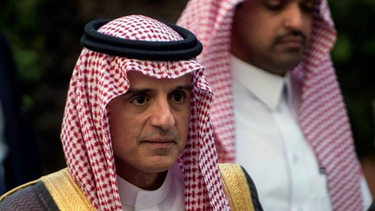 Le chef de la diplomatie saoudienne Adel al-Jubeir à la réunion de la Ligue arabe au Caire, le 19 novembre 2017. 
