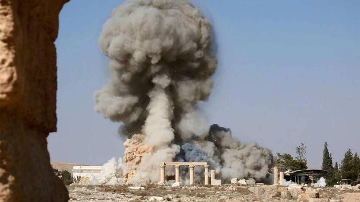 Le 23 août dernier, les jihadistes de Daech s'en prennaient au temple de Baalshamin dans la cité antique de Palmyre.
