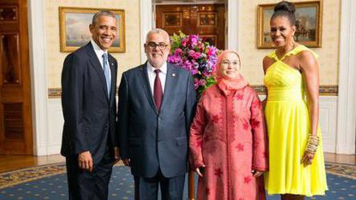 La photo du couple Benkirane avec les Obama avait fait le buzz sur la toile.
