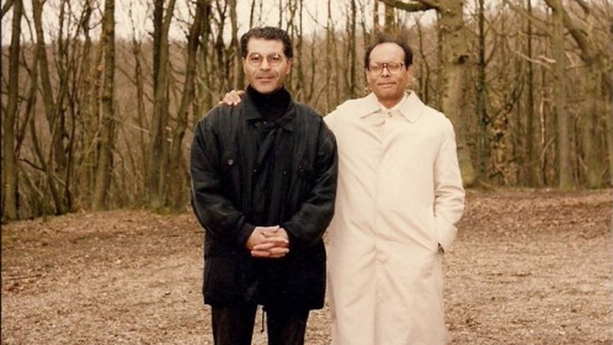 Mezri Haddad avec Moncef Marzouki, quand ils étaient amis.
