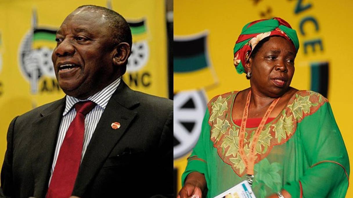 Cyril Ramaphosa et Dlamini Zuma candidats à la présidence de l'ANC (Afrique du Sud)
