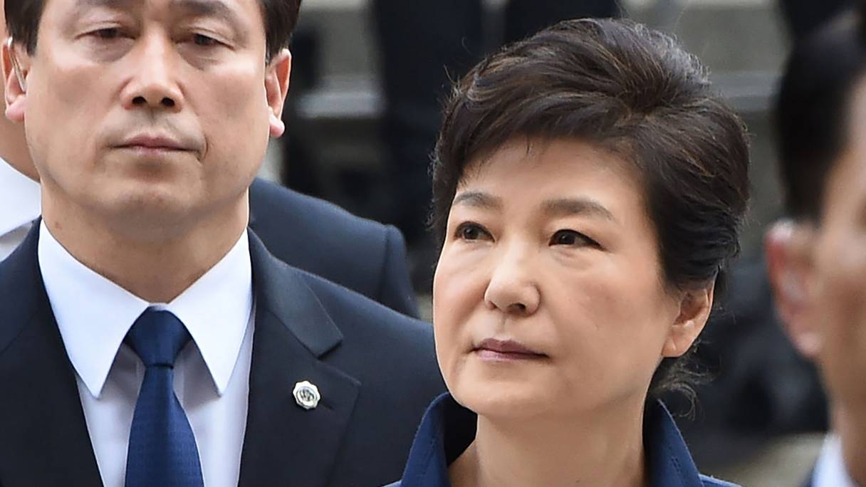 L'ex-présidente sud-coréenne Park Ceun-Hye. 
