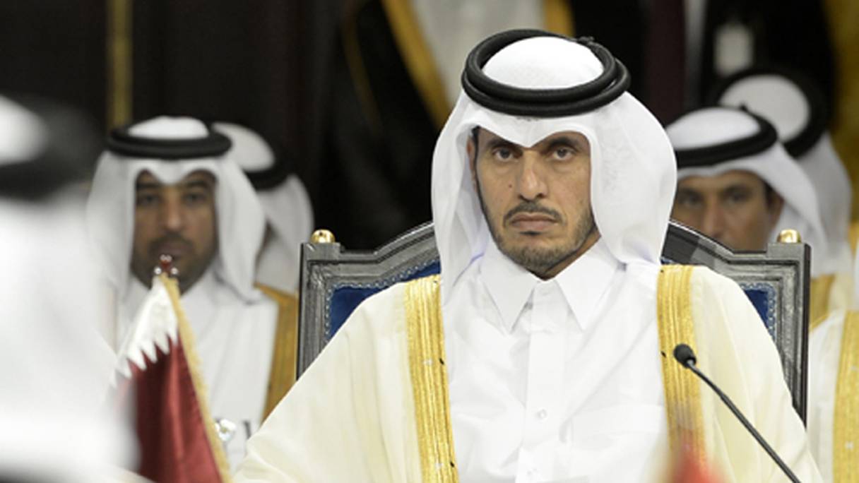 Cheikh Abdallah Bin Nasser Bin Khalifa Al Thani, Premier ministre et ministre de l'Intérieur du Qatar.
