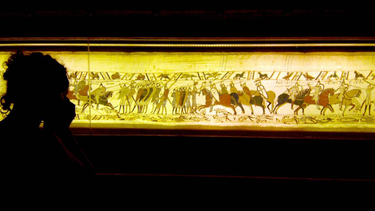 La Tapisserie de Bayeux au musée de la ville. 
