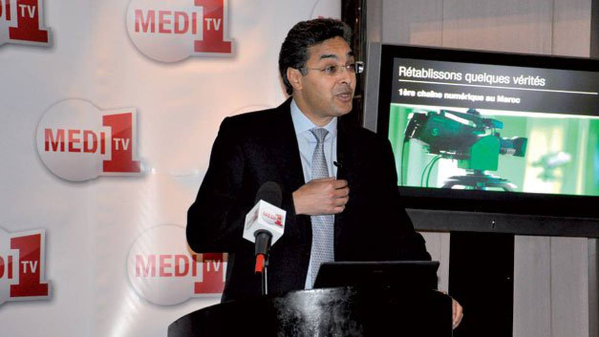 Abbas Azouzi, PDG de Medi1 TV.
