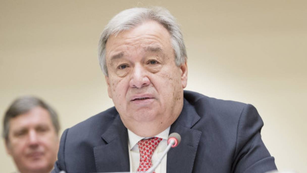 Antonio Guterres, SG de l'ONU. 
