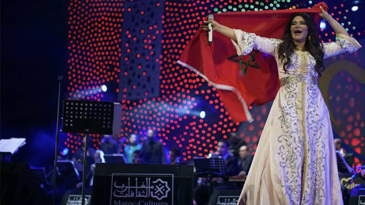 Ahlam a donné un concert au Festival Mawazine 2014.
