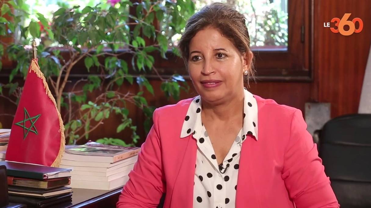 Aicha Nassiri, présidente de l'Association des femmes magistrats du Maroc. 
