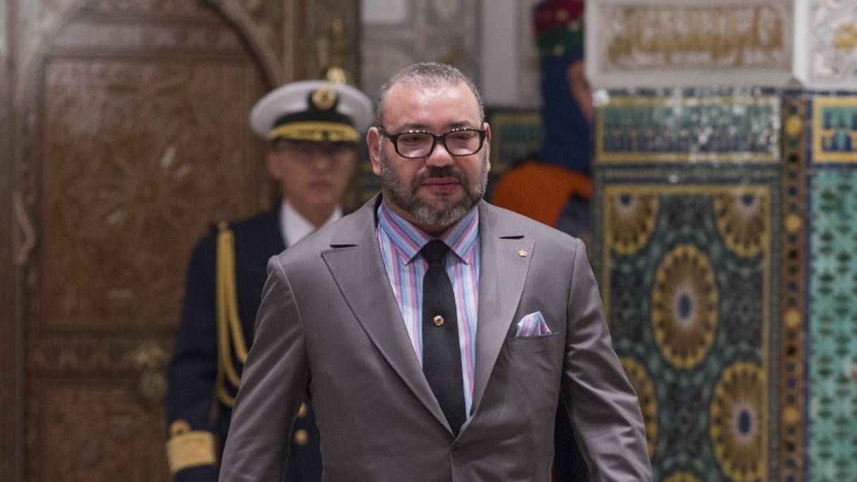 Le roi Mohammed VI, le 11 décembre 2017, au Palais royal de Casablanca.
