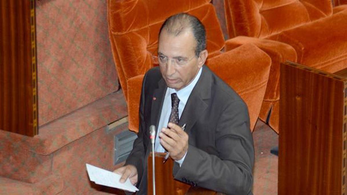 Mohamed Hassad, ministre de l'Intérieur.
