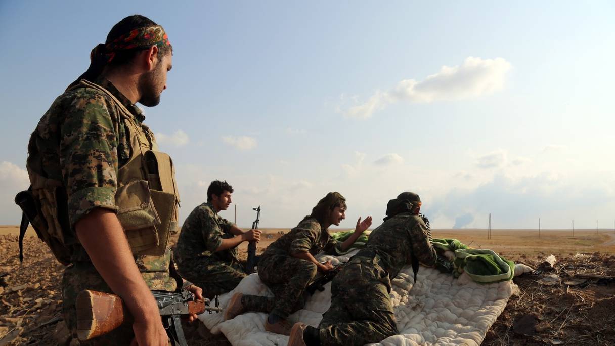 Des combattants des Forces démocratiques syriennes (FDS), soutenues par Washington.

