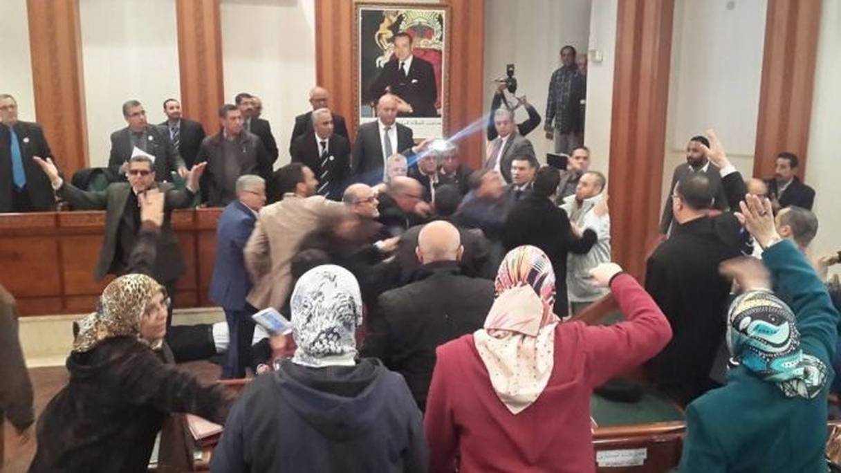 Des incidents ont opposé des élus du PAM et du PJD à Rabat.
