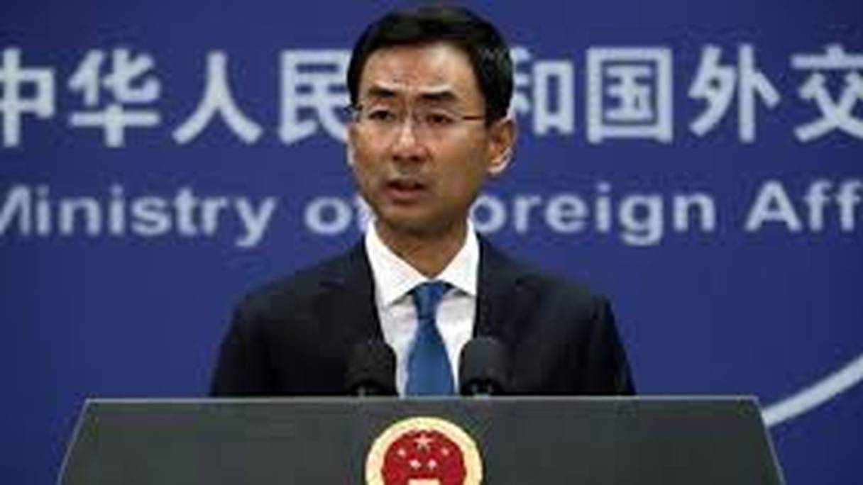 Geng Shuang, porte-parole de la diplomatie chinois
