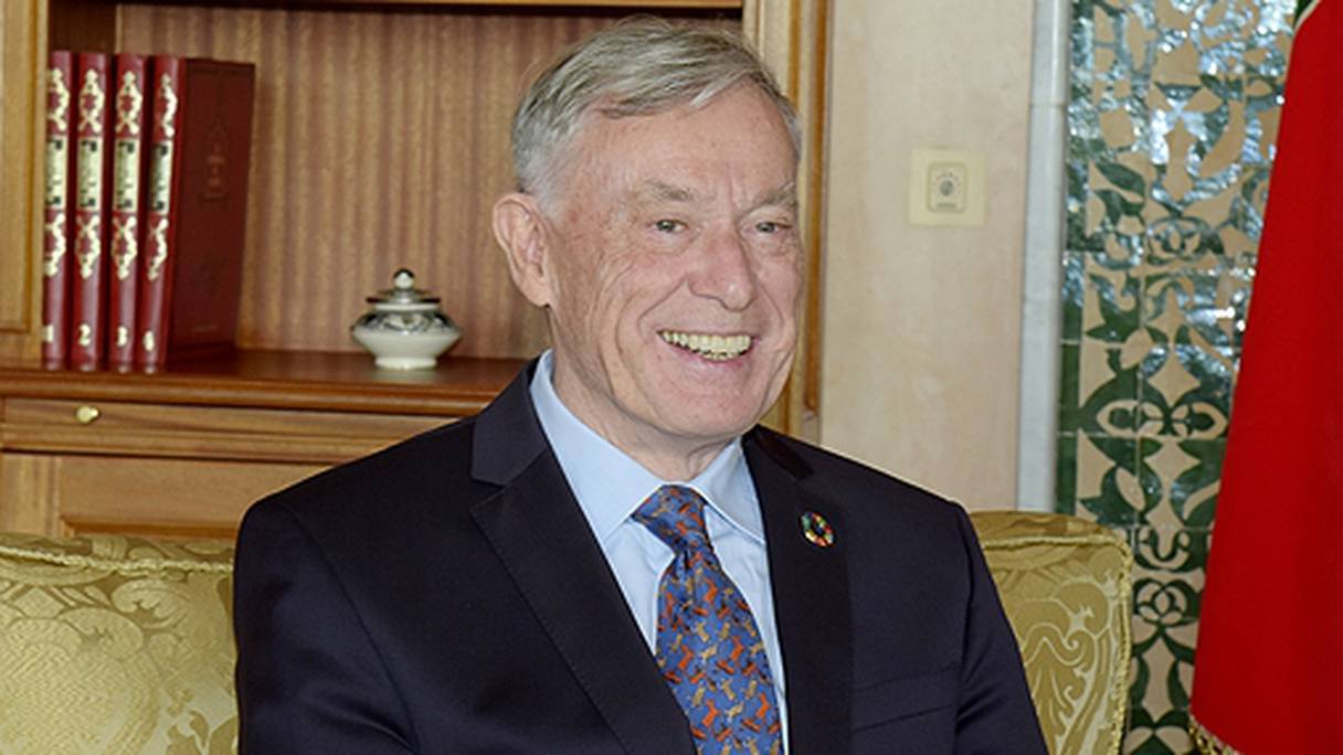 Horst Köhler, envoyé personnel du secrétaire général des Nations unies pour le Sahara marocain.
