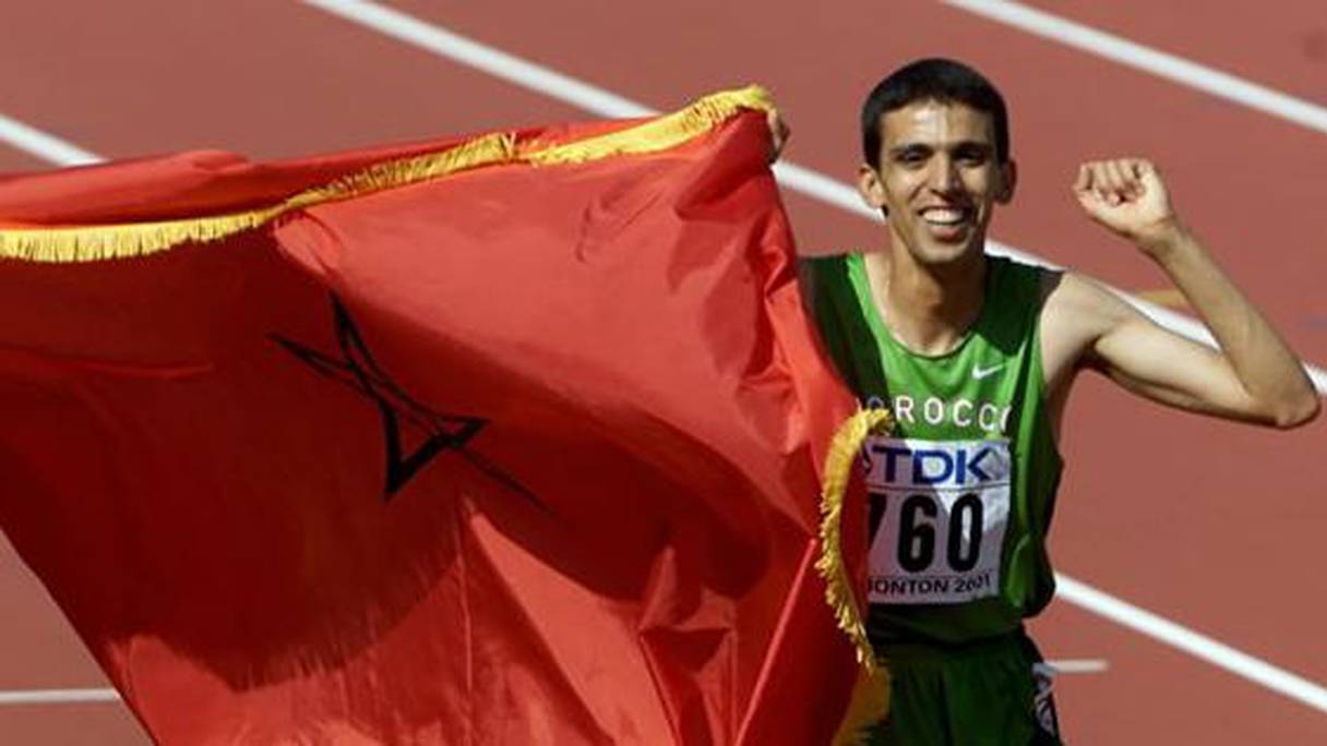 Le champion olympique Hicham El Guerrouj, l’un des participants à l’émission "Jazirat Al Kanz".
