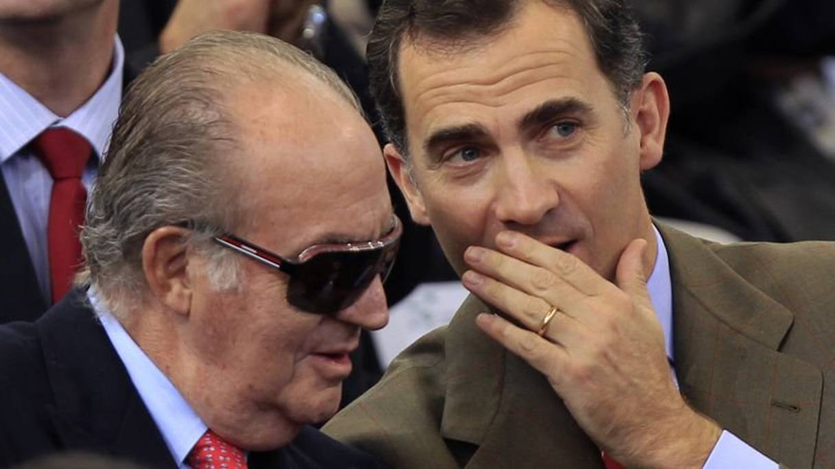 Le prince Felipe et son prère Juan Carlos, une forte complicité.
