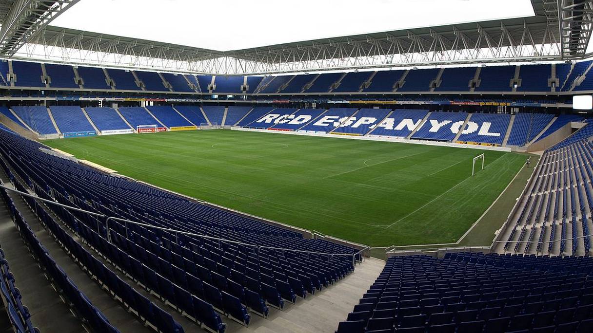 Le stade Cornellà-El-Prat, où évolue l'Espanyol Barcelone.
