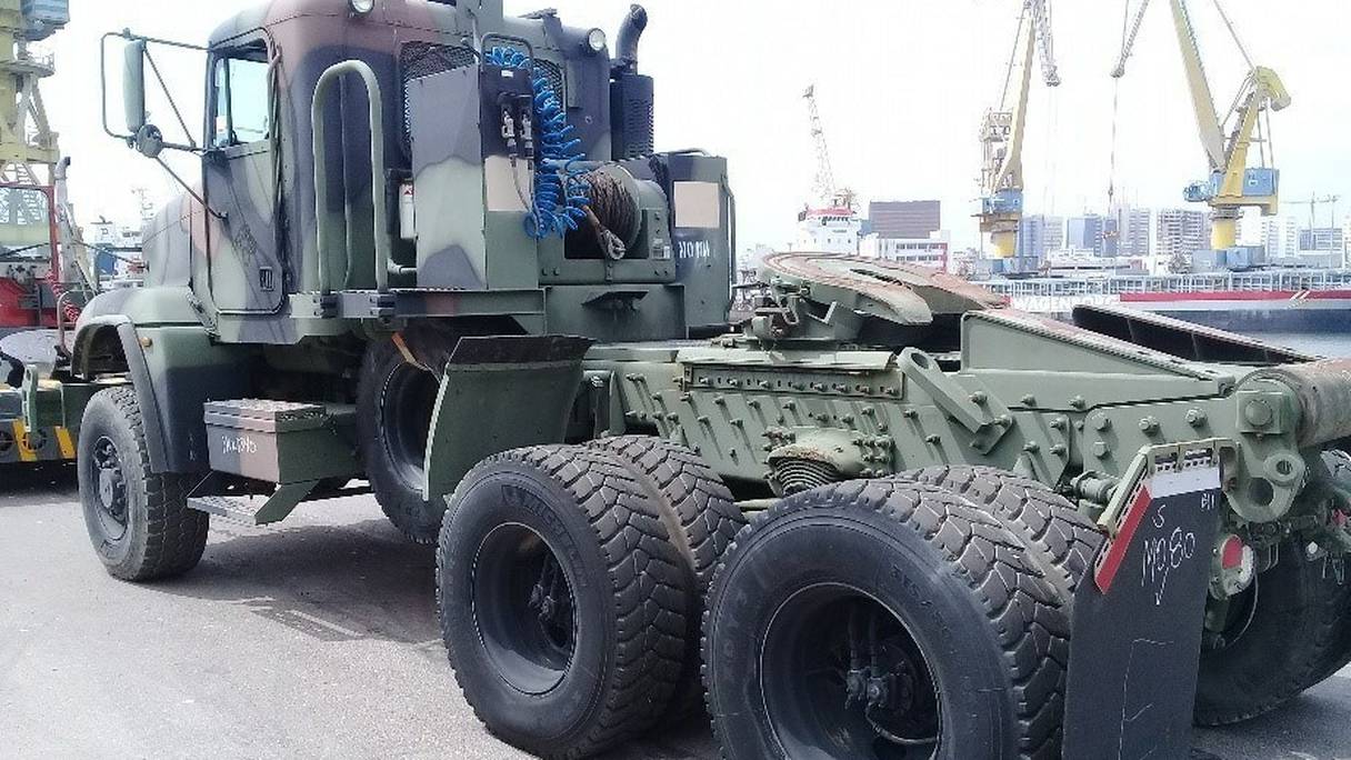 Un total de près de 200 camions de ce type seront livrés aux Forces armées royales.
