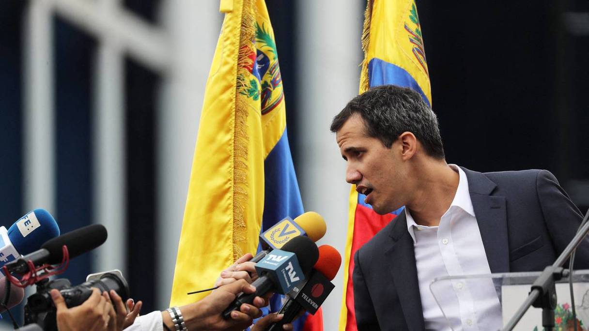 Juan Guaido, président par intérim du Vénézuela. 
