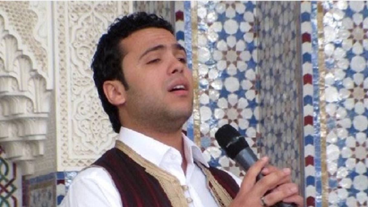 Le chanteur Marouane Hajji.
