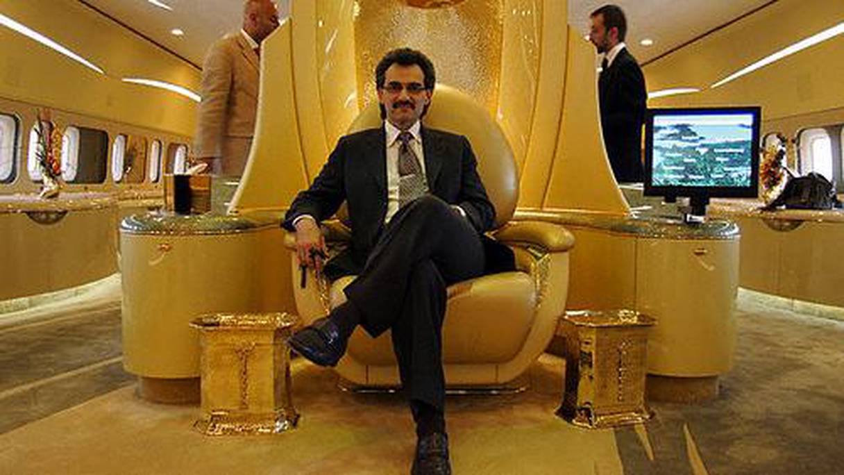 Le prince Al-Walid d'Arabie Saoudite.

