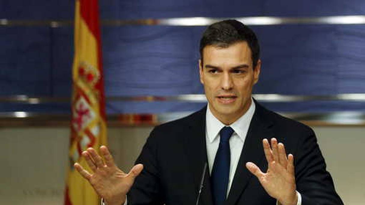 Pedro Sanchez, SG du Parti socialiste ouvrier espagnol (PSOE).

