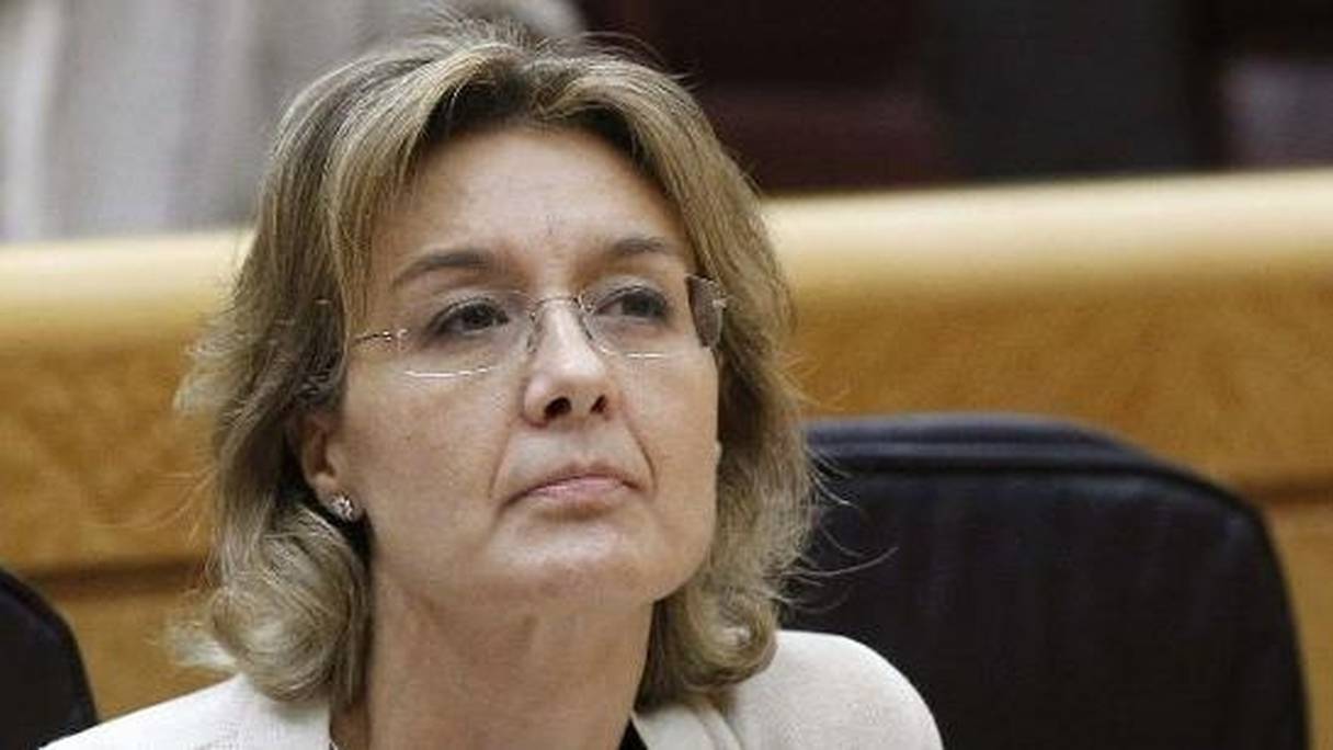 Isabel García Tejerina, ministre espagnole de de l'Agriculture et de la pêche, de l'alimentation et de l'environnement.
