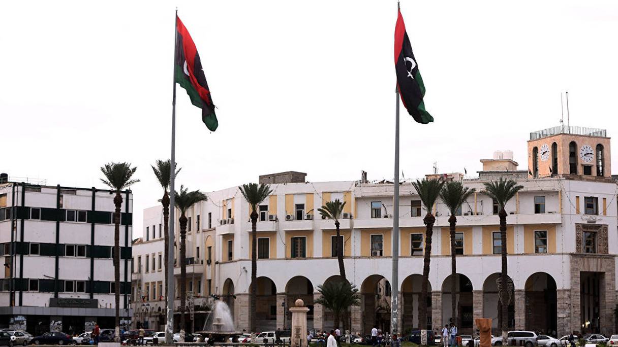 Siège de la Commission électorale à Tripoli.
