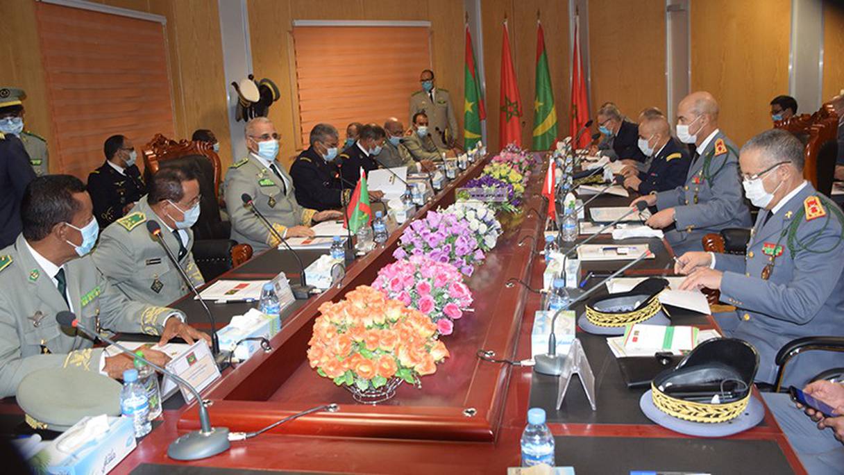 Deuxième réunion de la commission militaire mixte mauritano-marocaine, lundi 21 décembre, à Nouakchott.
