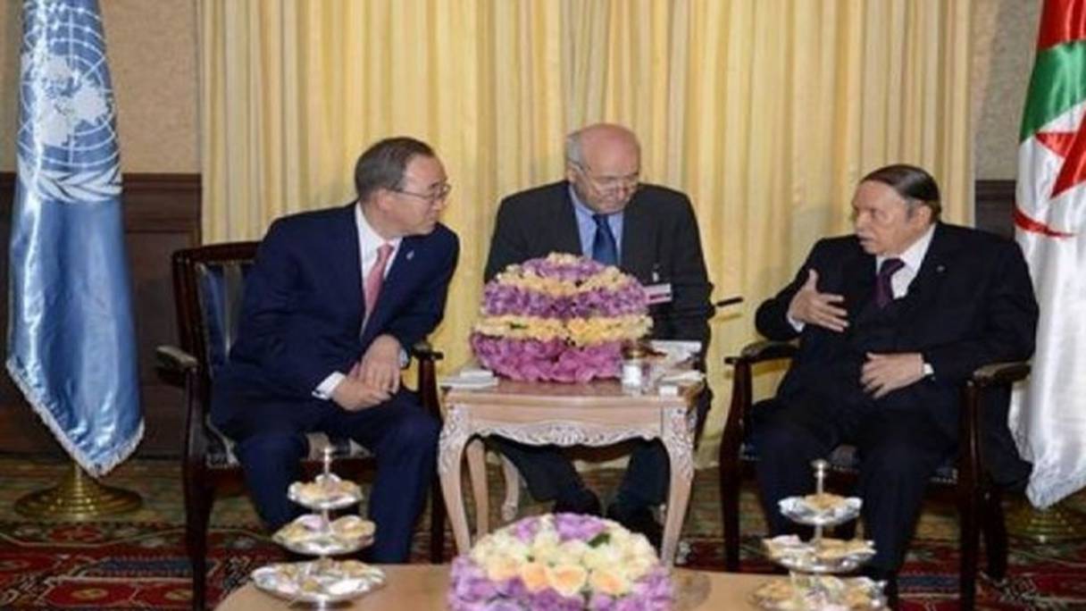 Le SG de l'ONU, Ban Ki-Moon, a été reçu ce dimanche à Alger par le président Bouteflika.

