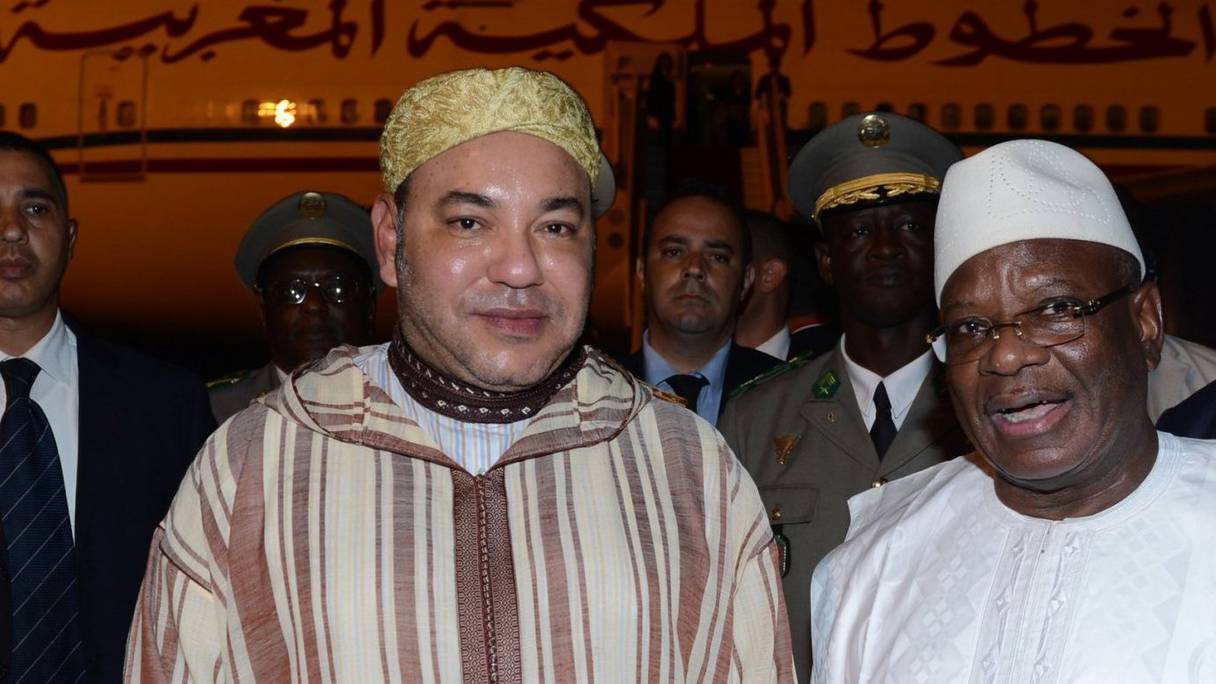 Le roi Mohammed VI et le président malien, Ibrahim Boubacar Keita.
