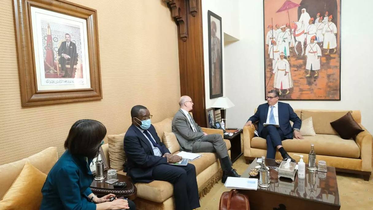 Le chef du gouvernement Aziz Akhannouch s’est entretenu le 9 mars 2022 à Rabat avec Jesko Hentschel, directeur des opérations pour le Maghreb et Malte à la Banque mondiale.
