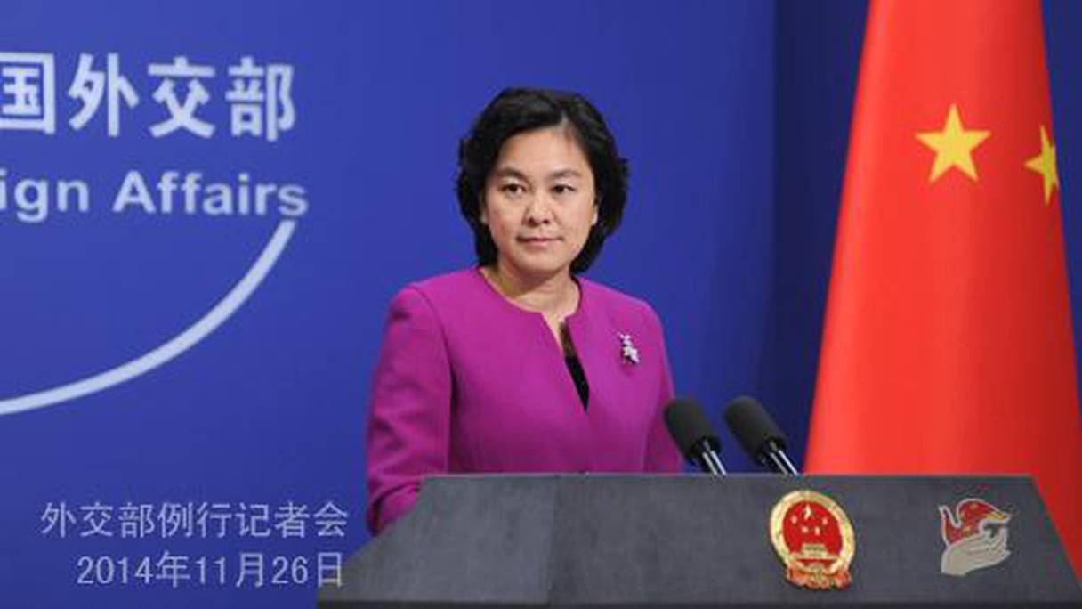 Hua Chunying, porte-parole de la diplomatie chinoise.
